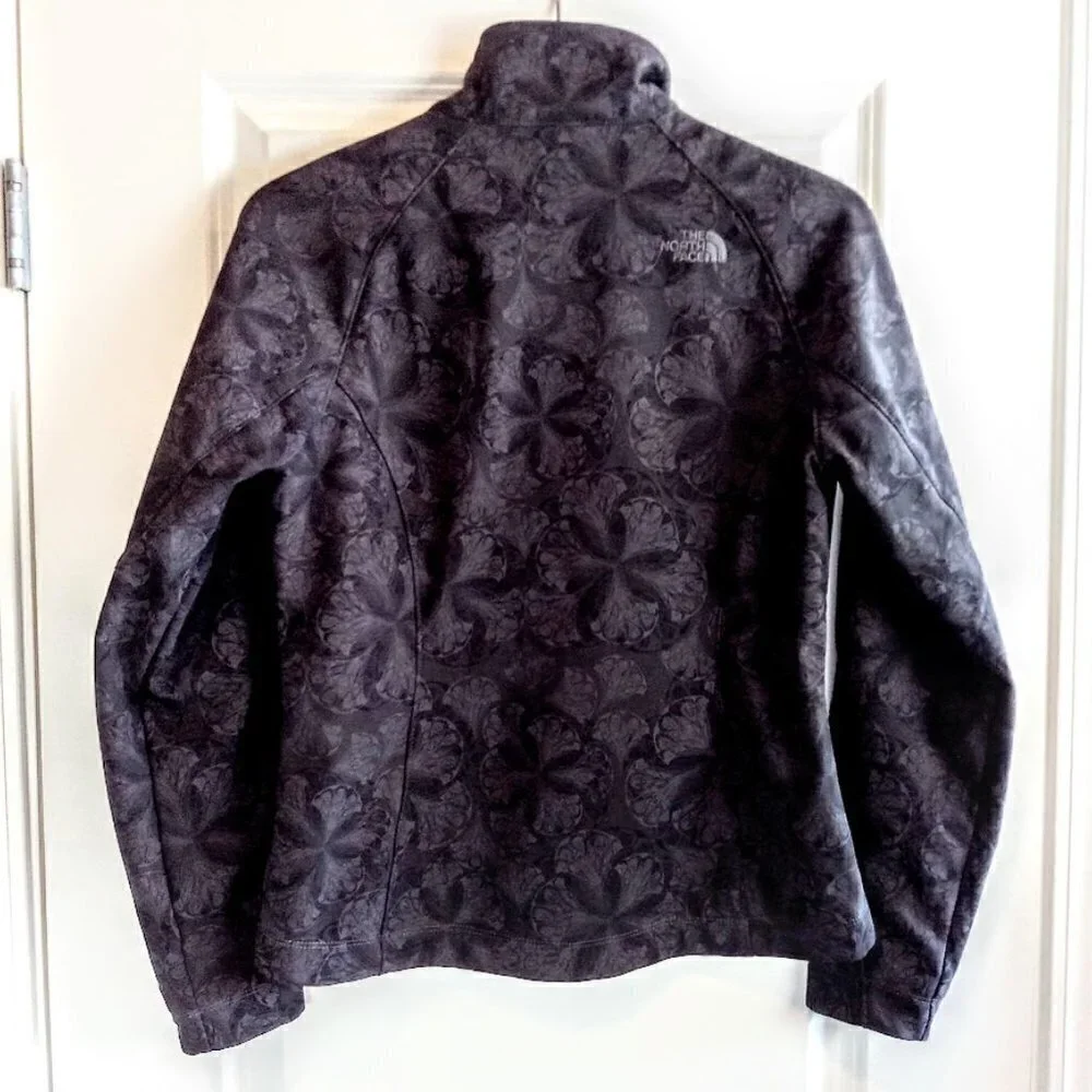 The North Face Grey Apex Soft Shell Full Zip Jacket